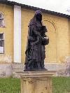 Socha sv. Alžběty u zámku Loučná nad Desnou