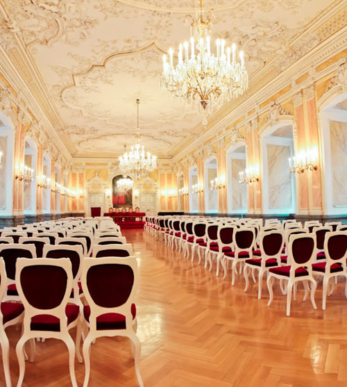 Arcibiskupský palác Olomouc - slavnostní dvorana (foto Filip Macháček)